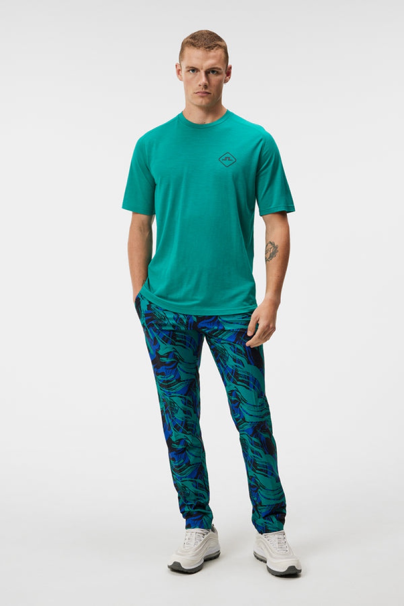 Proud Peacock Jlindeberg Shaun Wool T-shirt | SN-JL574504