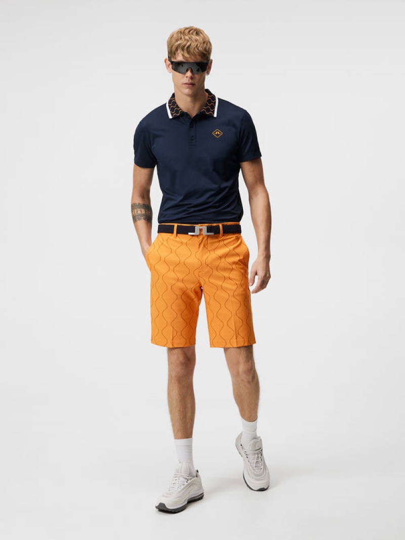 Russet Orange Jlindeberg Diamond Shorts | SN-JL574565