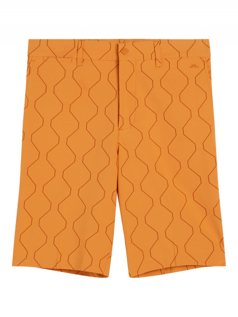 Russet Orange Jlindeberg Diamond Shorts | SN-JL574565