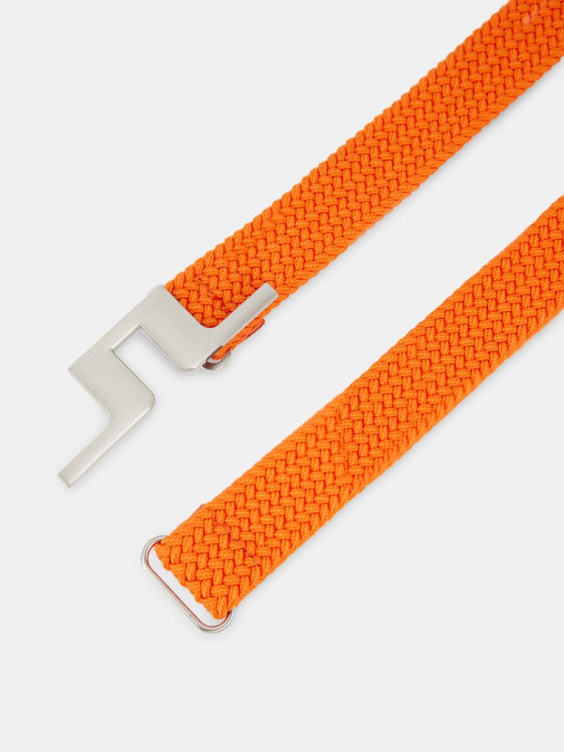 Russet Orange Jlindeberg Lykke Braided Belt | SN-JL575392