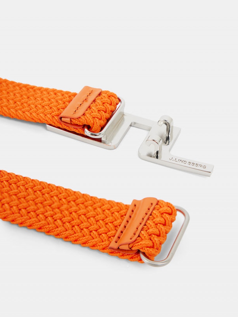 Russet Orange Jlindeberg Lykke Braided Belt | SN-JL575392