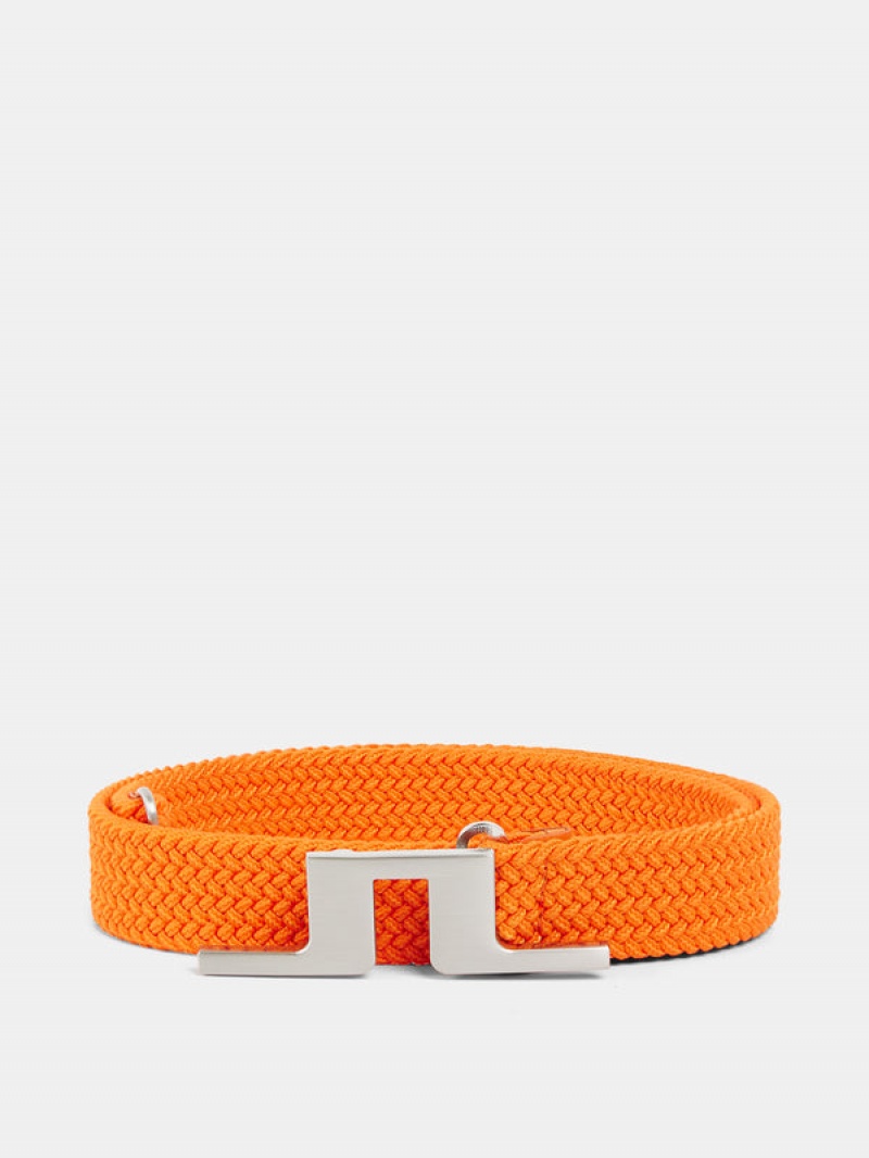 Russet Orange Jlindeberg Lykke Braided Belt | SN-JL575392