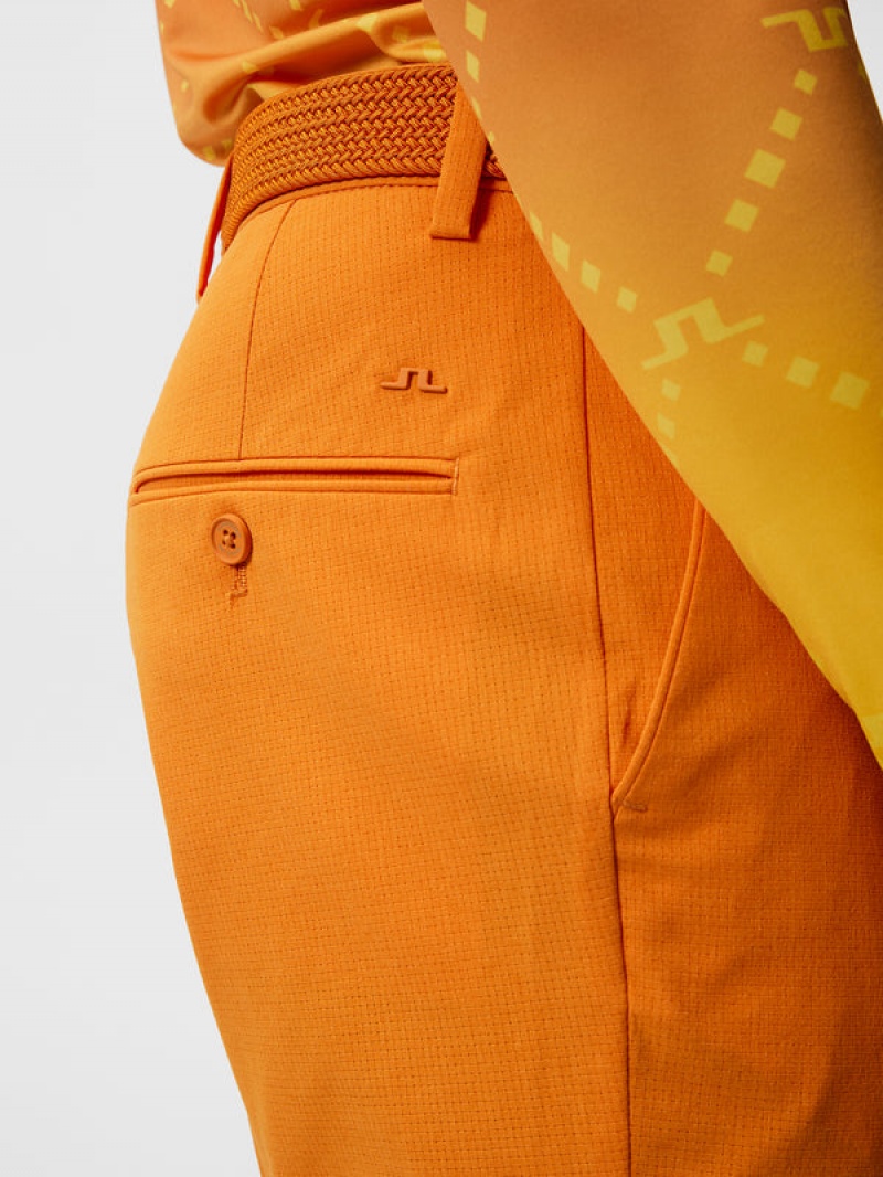 Russet Orange Jlindeberg Vent Slim Shorts | SN-JL574586