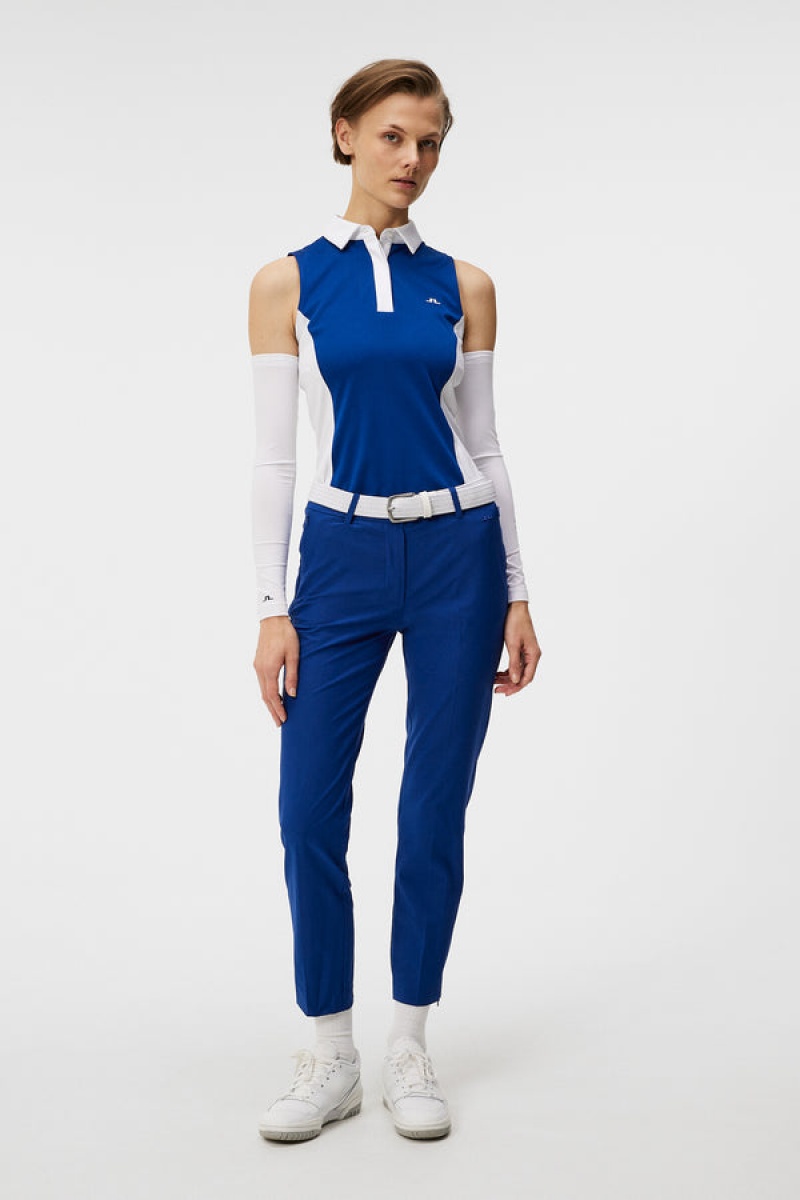 Sodalite Blue Jlindeberg Edna Sleeveless Top | SN-JL575173