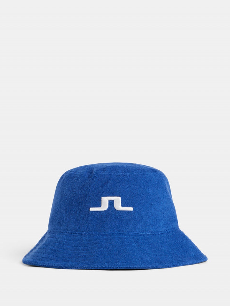 Sodalite Blue Jlindeberg Terry Bucket Hat | SN-JL574778