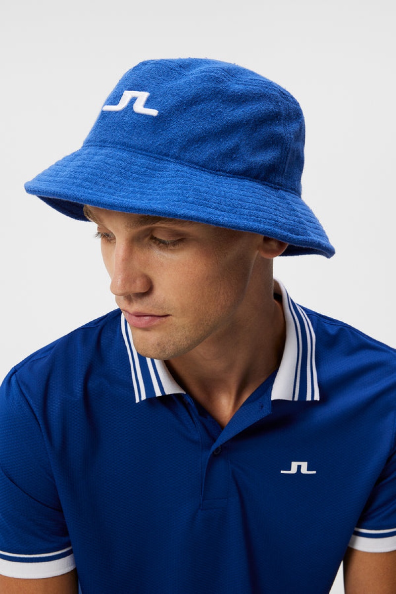 Sodalite Blue Jlindeberg Terry Bucket Hat | SN-JL574778