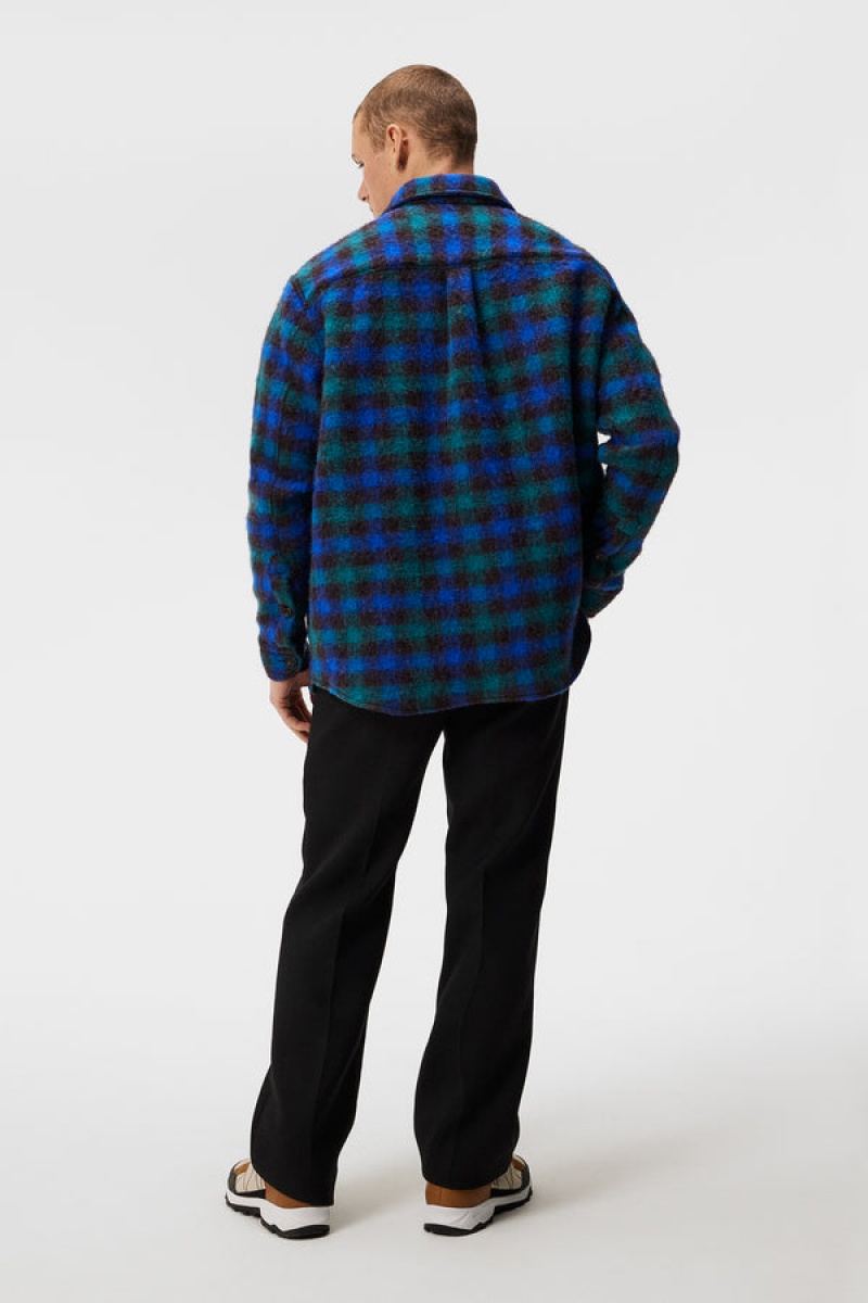 Surf the Web Jlindeberg Carter Check Overshirt | SN-JL574992