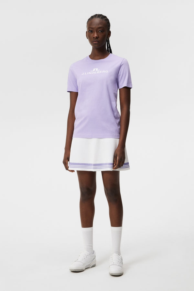 Sweet Lavender Jlindeberg Alpha T-shirt | SN-JL575164