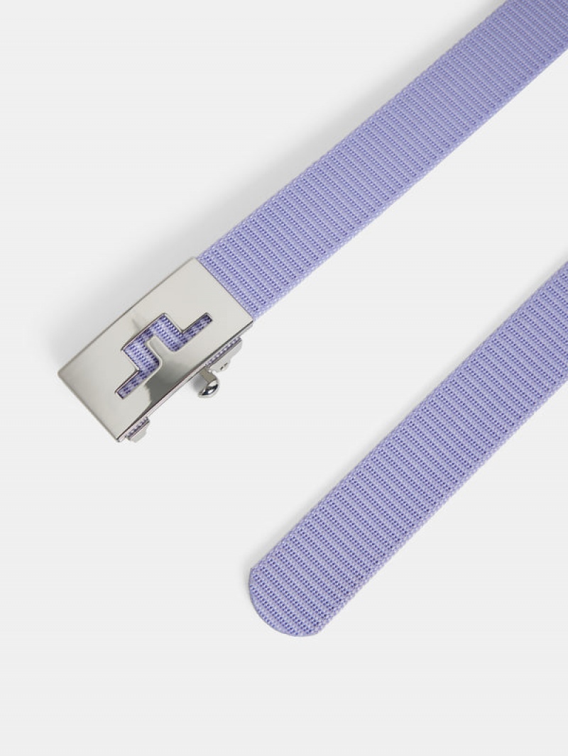 Sweet Lavender Jlindeberg Reese Webbing Belt | SN-JL575395