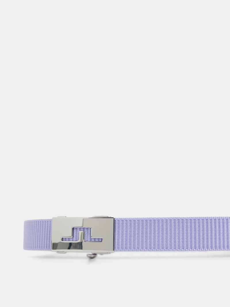 Sweet Lavender Jlindeberg Reese Webbing Belt | SN-JL575395