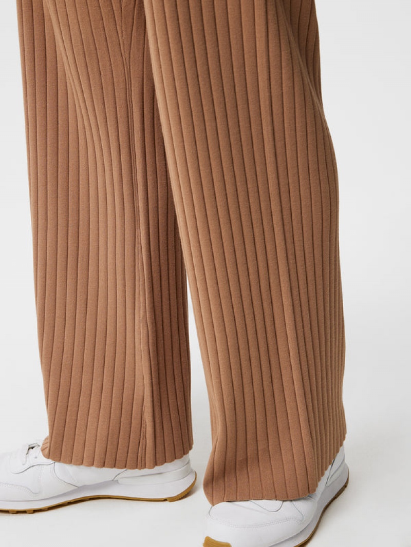 Tiger Brown Jlindeberg Zania Knitted Pant | SN-JL575252