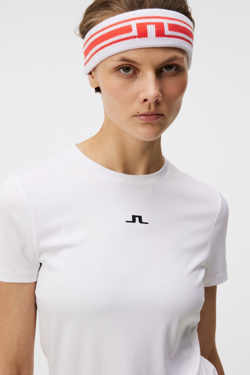 White Jlindeberg Ada T-shirt | SN-JL575166