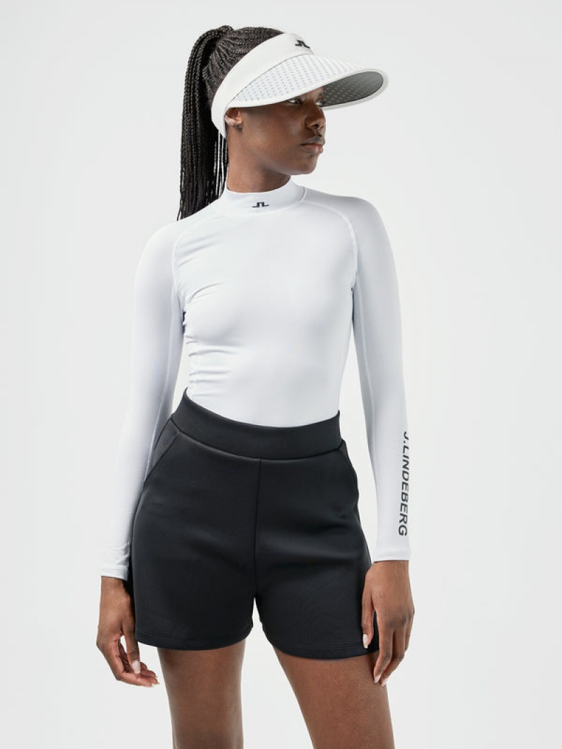 White Jlindeberg Asa Compression Top | SN-JL575101