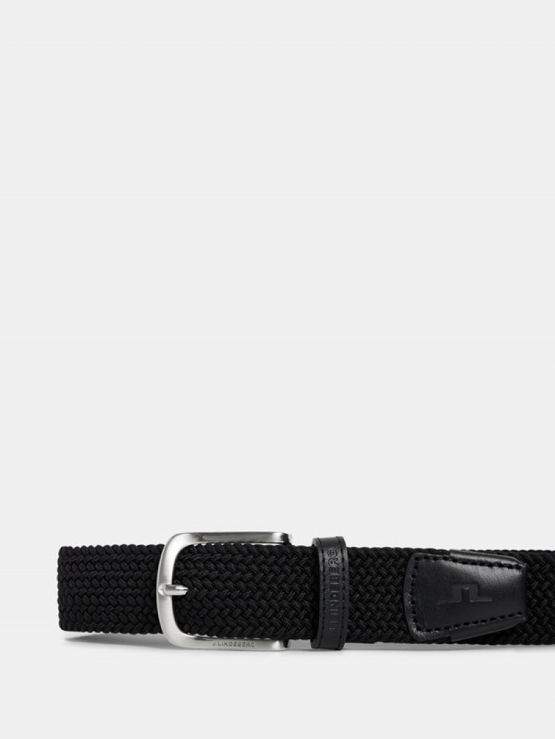 White Jlindeberg Bernhard Elastic Belt | SN-JL574729