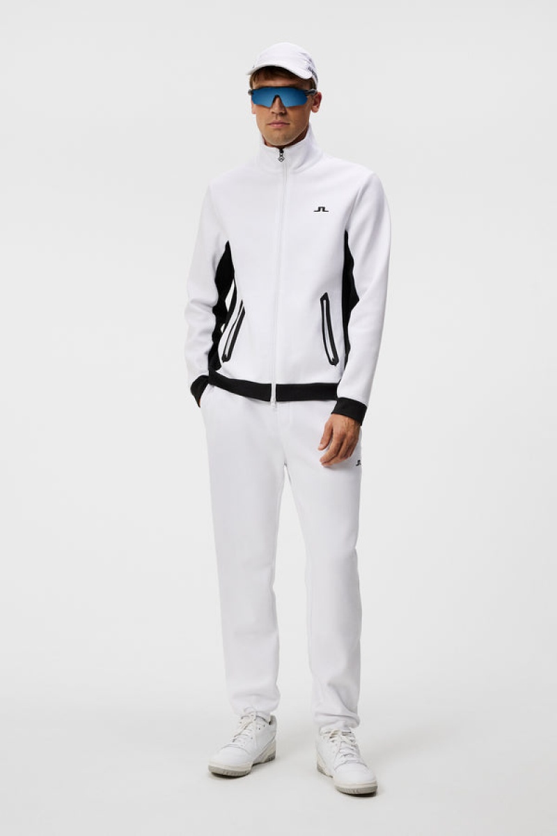 White Jlindeberg Callum Zip Jacket | SN-JL574720