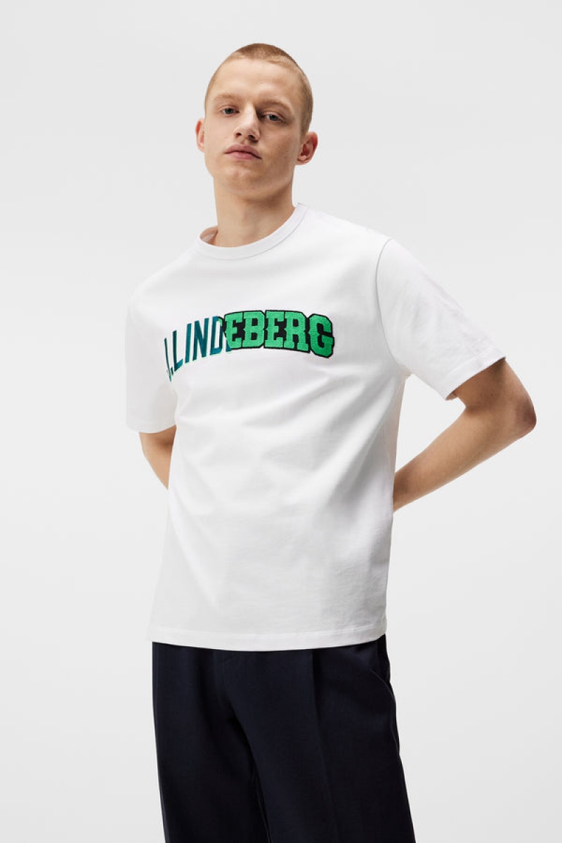 White Jlindeberg Camilo Graphic T-shirt | SN-JL574834