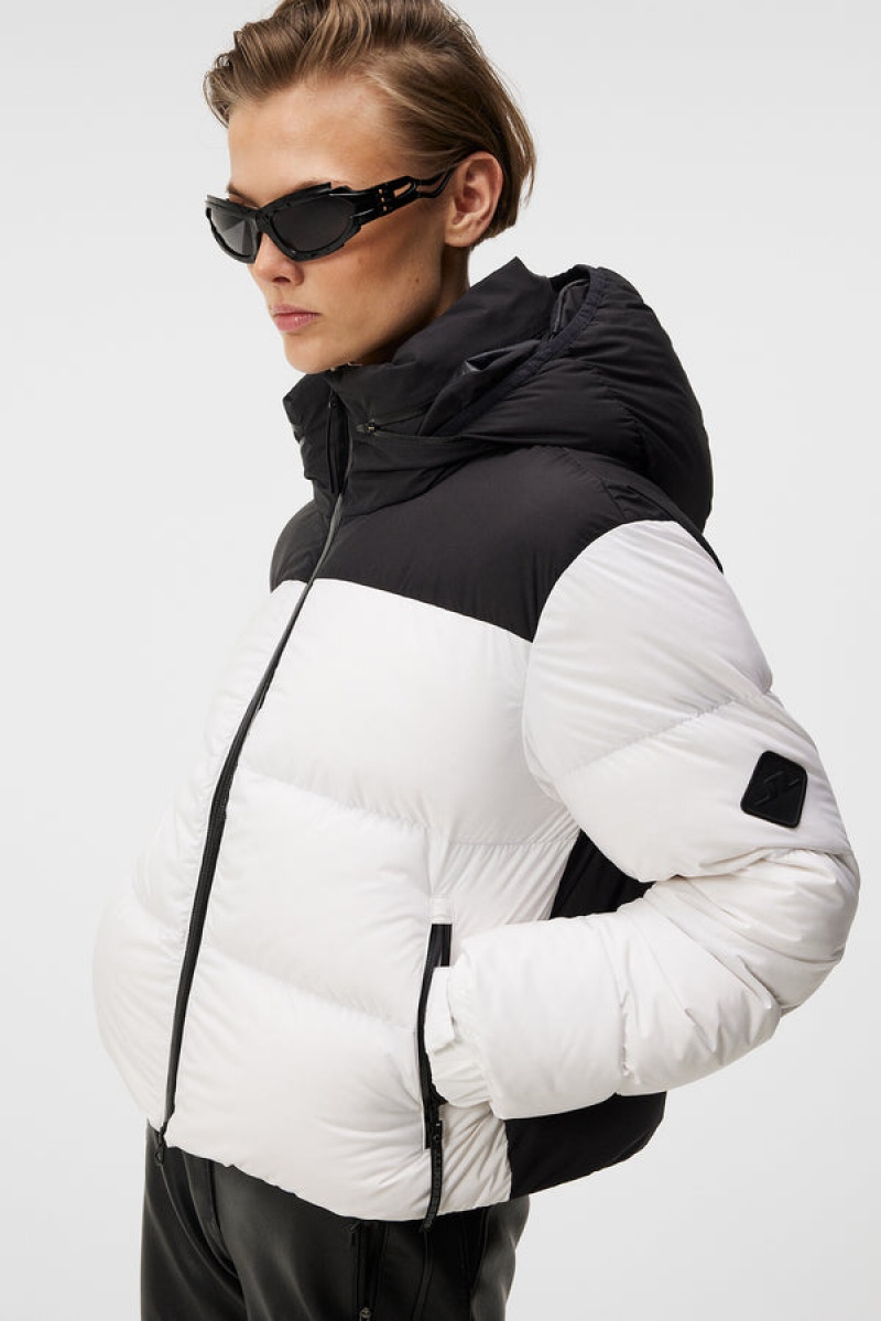 White Jlindeberg Cassidy Down Jacket | SN-JL575374