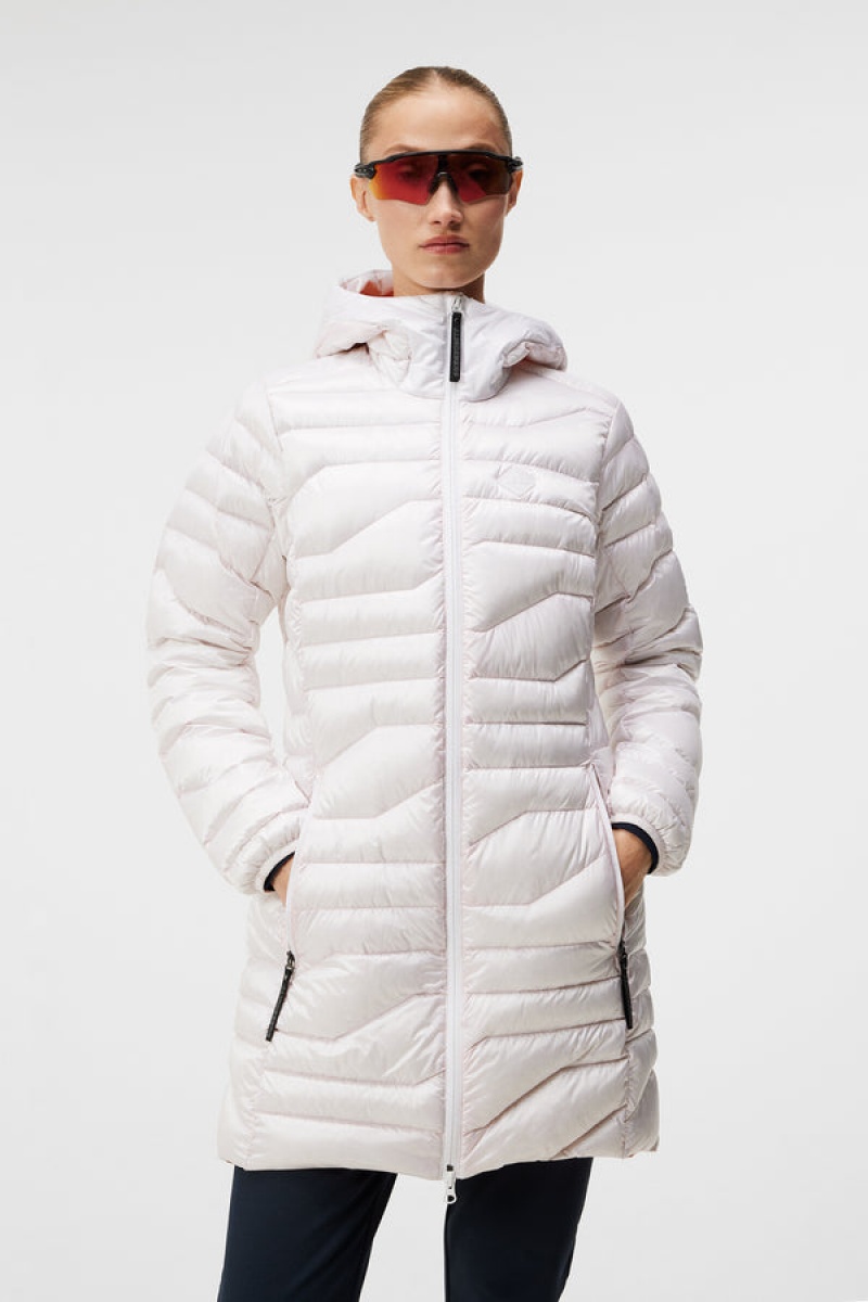 White Jlindeberg Cliff Light Down Parka | SN-JL575376