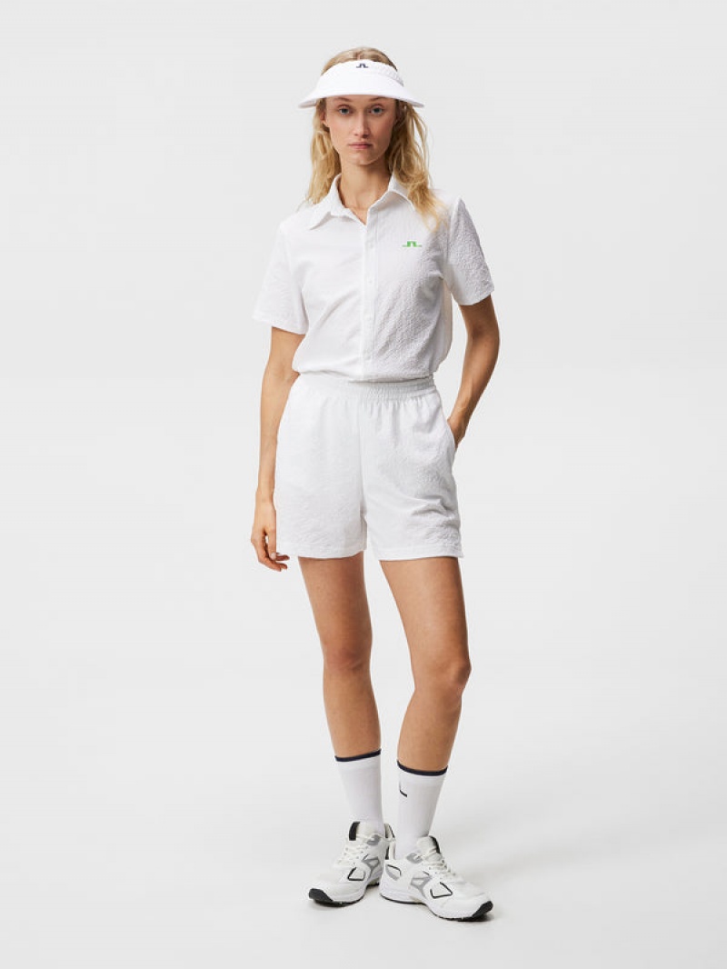 White Jlindeberg Diana Shorts | SN-JL575277