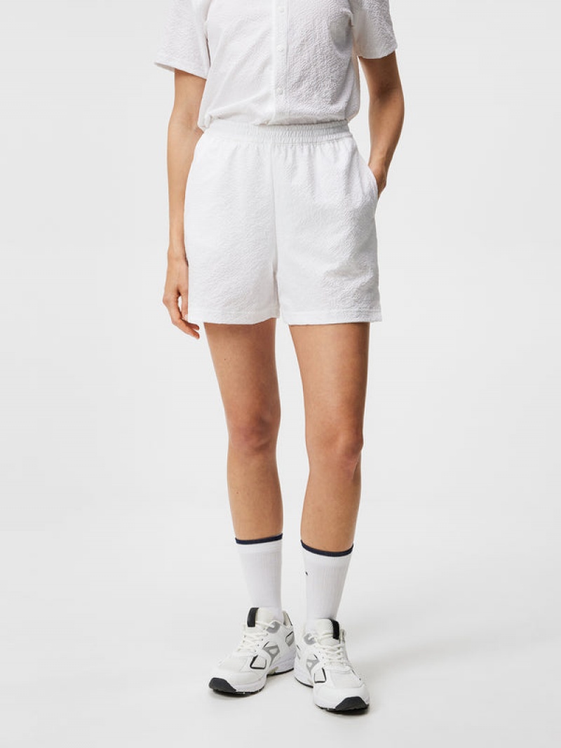 White Jlindeberg Diana Shorts | SN-JL575277