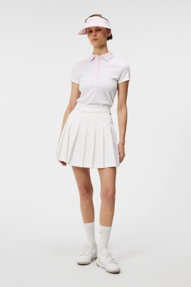 White Jlindeberg Jada Polo | SN-JL575171