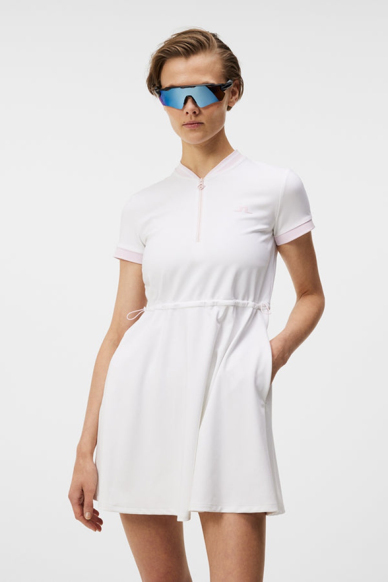 White Jlindeberg Jamila Dress | SN-JL575242