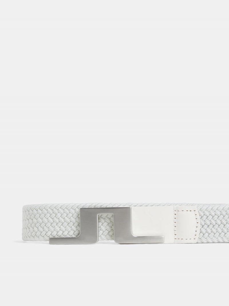 White Jlindeberg Lykke Braided Belt | SN-JL575391