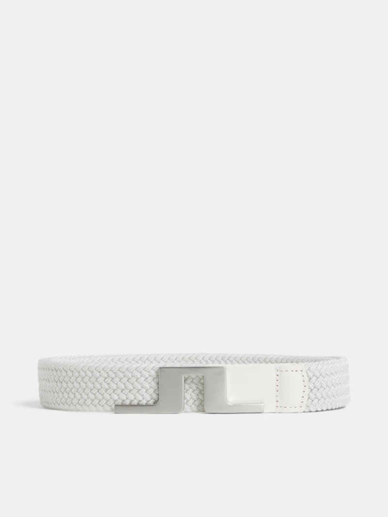 White Jlindeberg Lykke Braided Belt | SN-JL575391