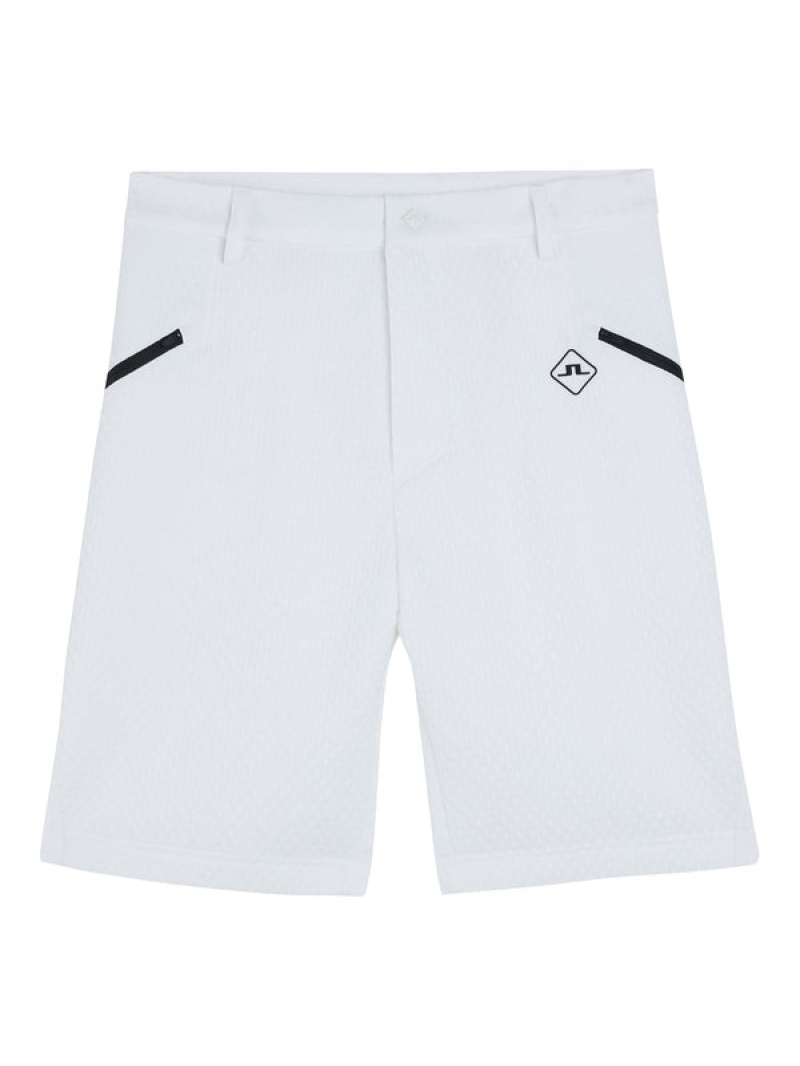 White Jlindeberg Mile Mesh Shorts | SN-JL574588