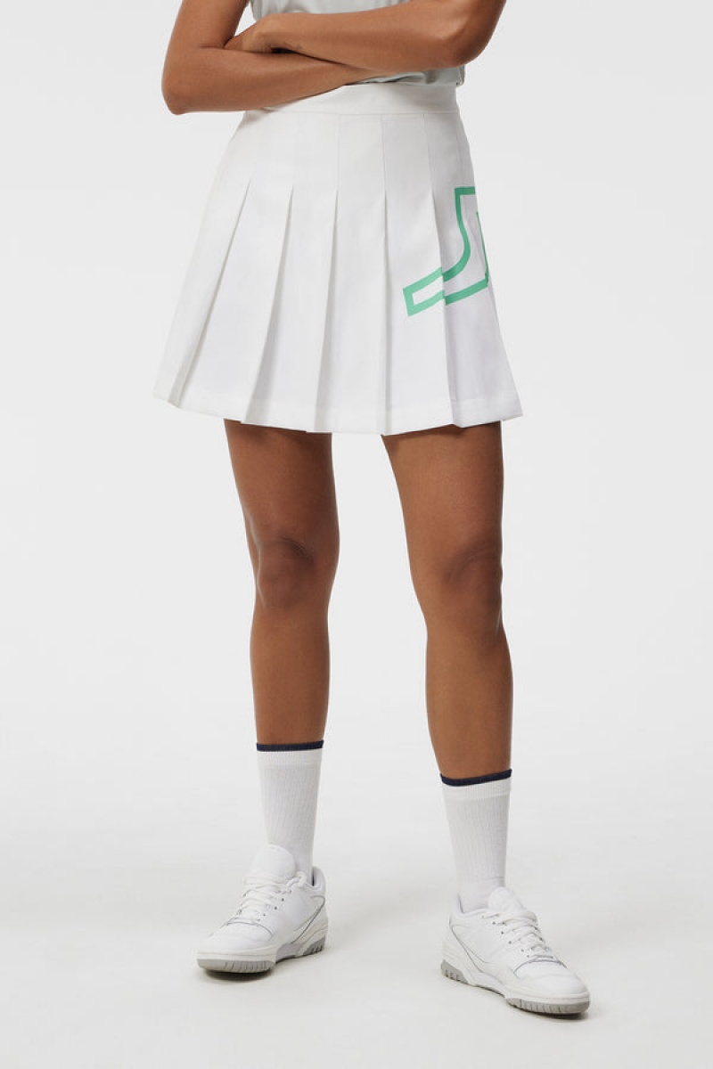 White Jlindeberg Naomi Skirt | SN-JL575208