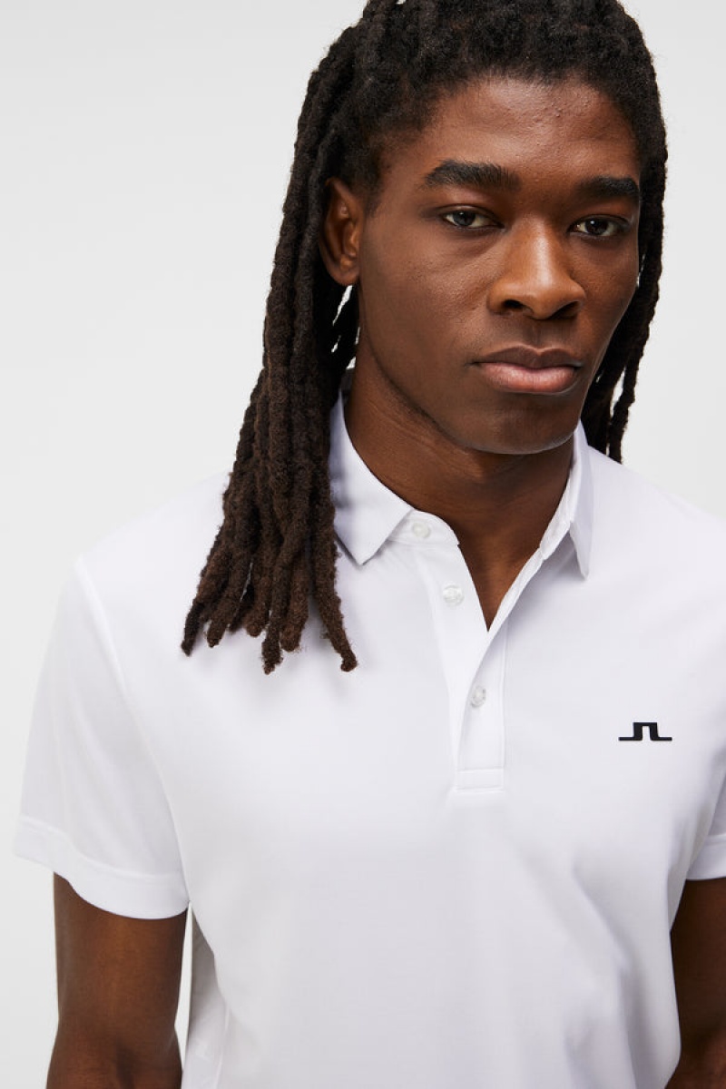 White Jlindeberg Peat Polo | SN-JL574468