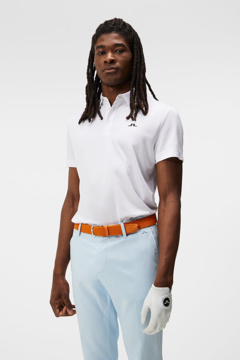 White Jlindeberg Peat Polo | SN-JL574468