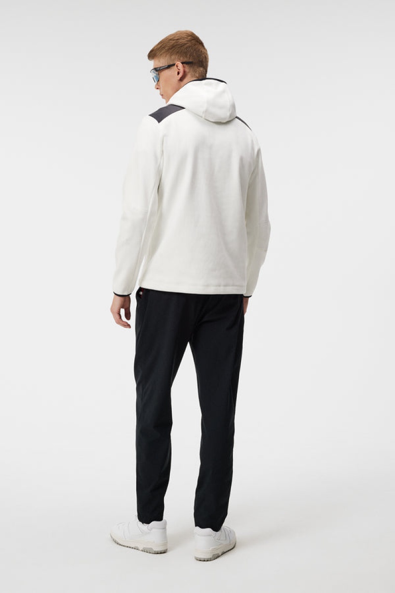 White Jlindeberg Pitch Hoodie | SN-JL574665