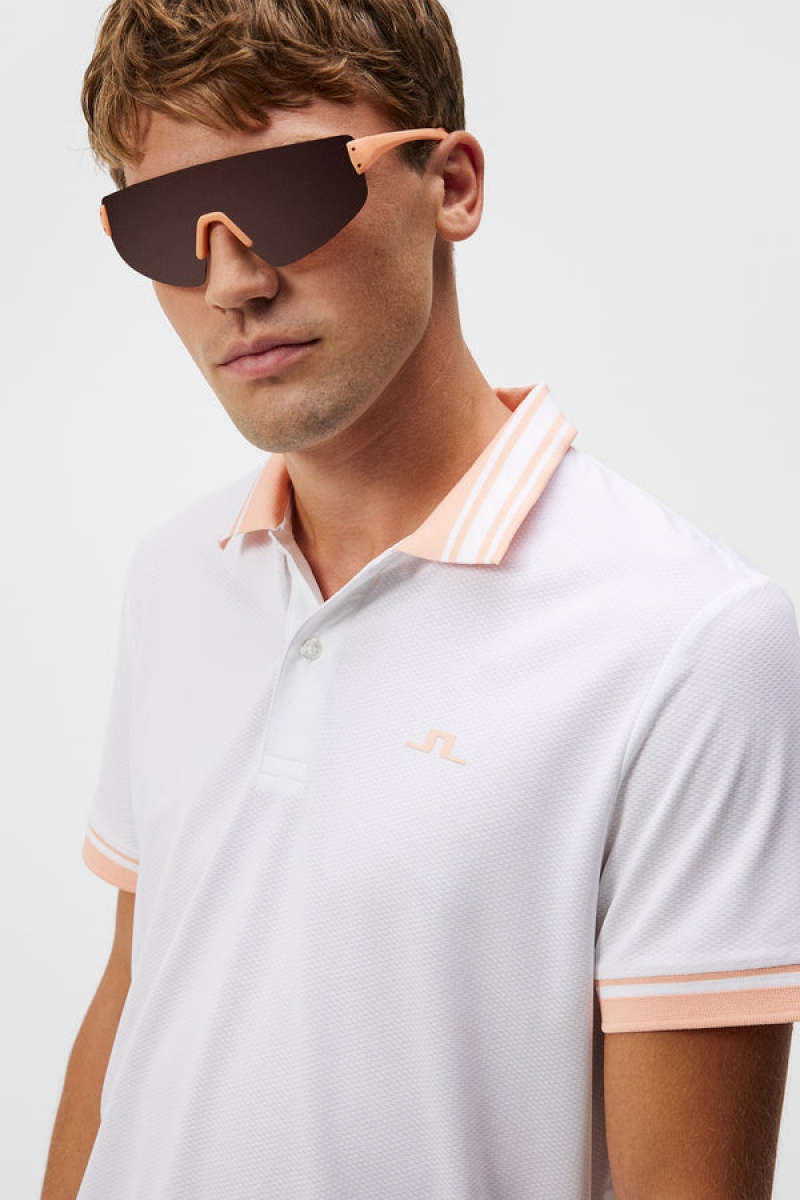 White Jlindeberg Reeve Polo | SN-JL574516