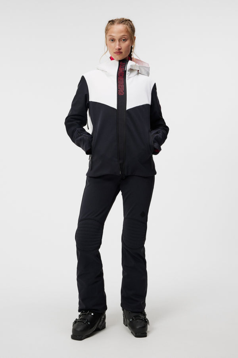 White Jlindeberg Stanford Hybrid Jacket | SN-JL575438