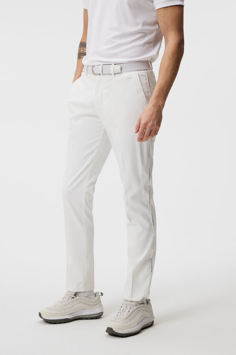 White Jlindeberg Stuart Stripe Pant | SN-JL574532