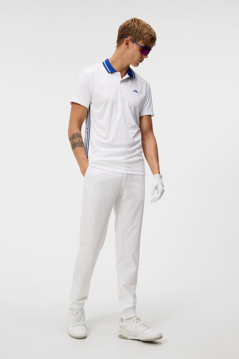 White Jlindeberg Taiden Slim Fit Polo | SN-JL574517