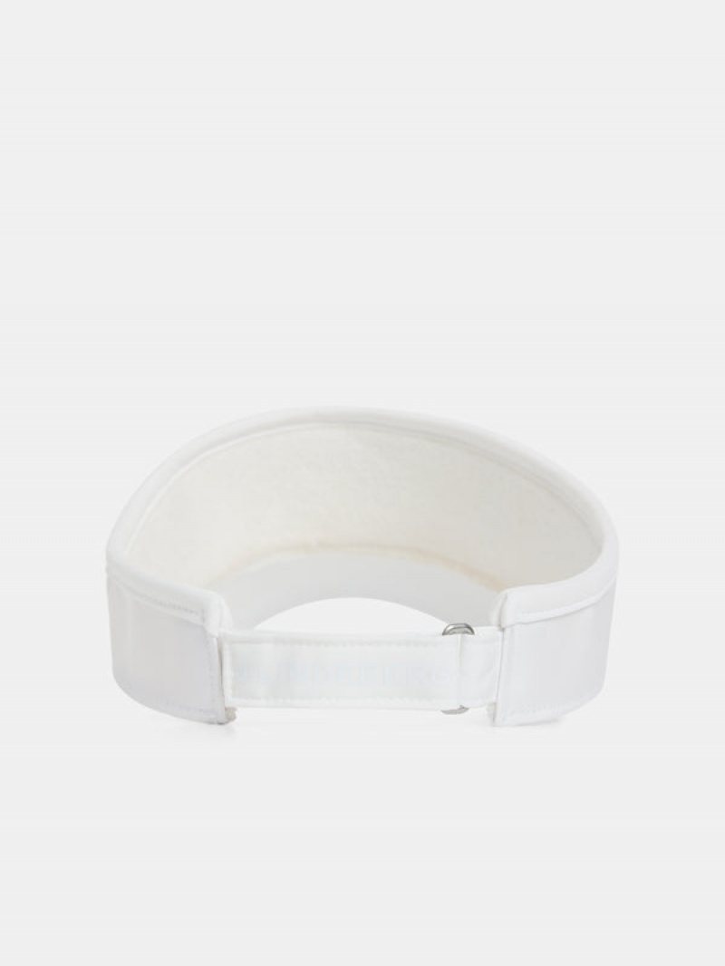 White Jlindeberg Yaden Visor | SN-JL574742