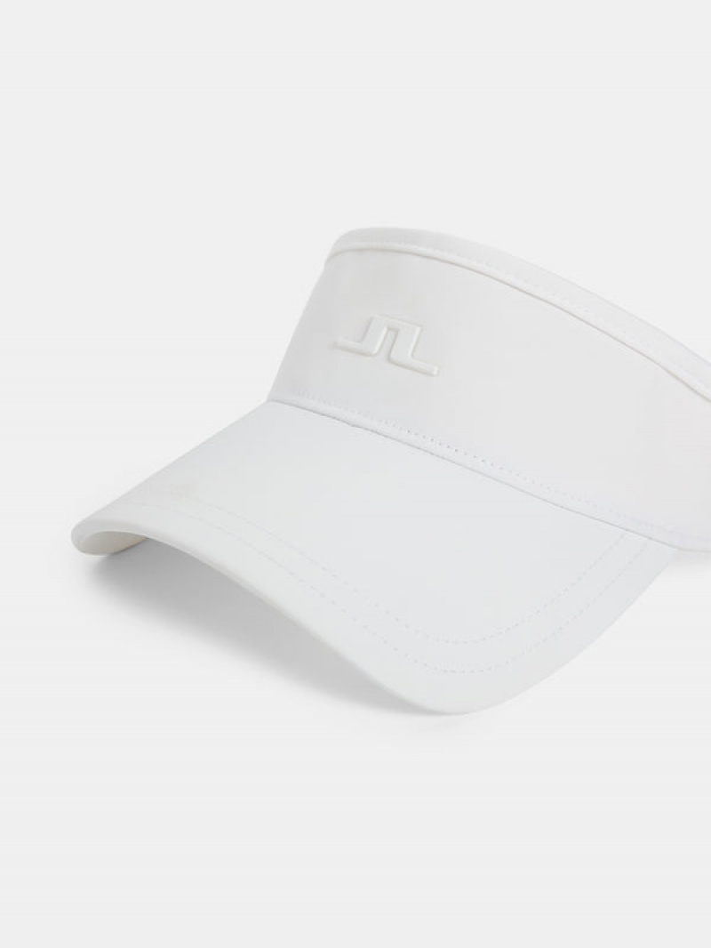 White Jlindeberg Yaden Visor | SN-JL574742