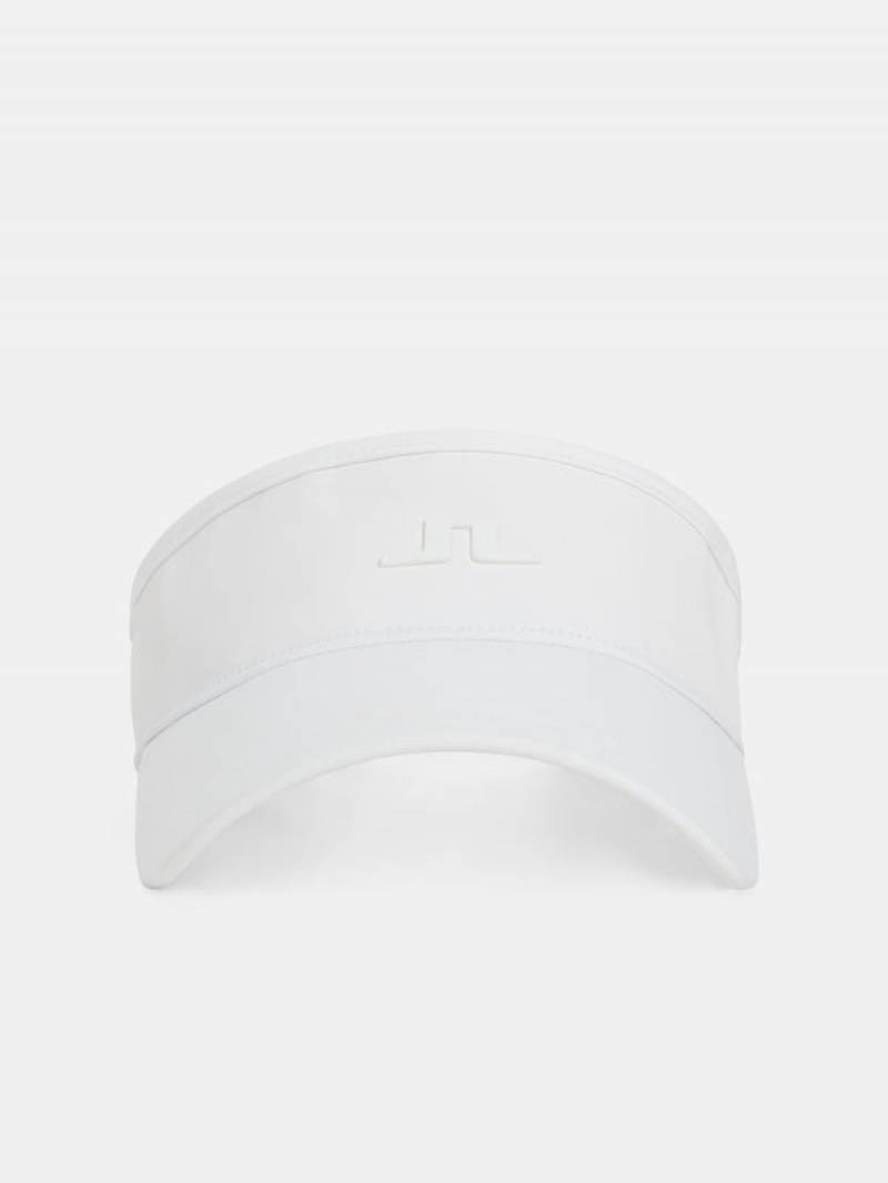 White Jlindeberg Yaden Visor | SN-JL574742