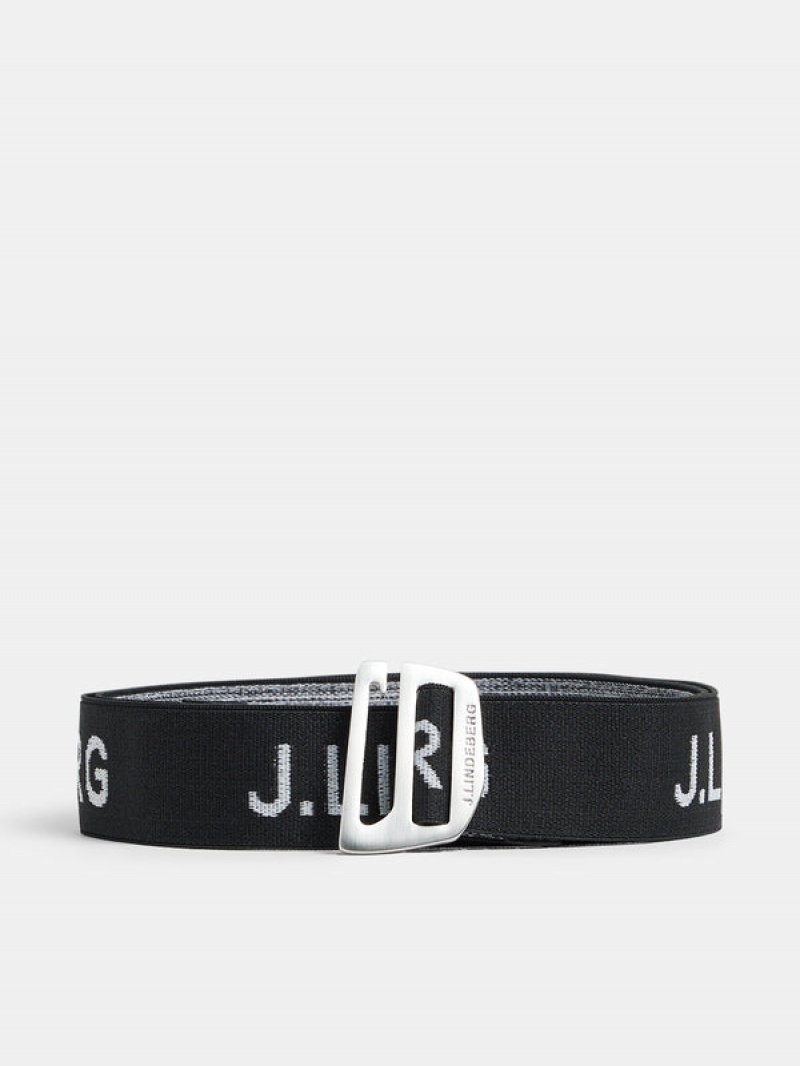 White Jlindeberg Zane Elasic Belt | SN-JL574735