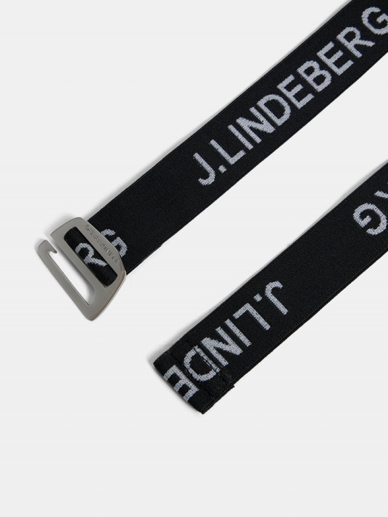 White Jlindeberg Zane Elasic Belt | SN-JL574735