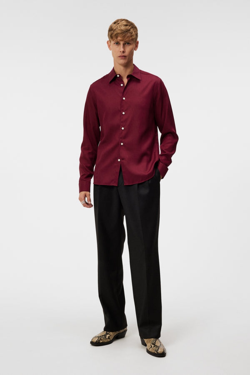 Zinfandel Jlindeberg Slim Comfort Tencel Shirt | SN-JL575000