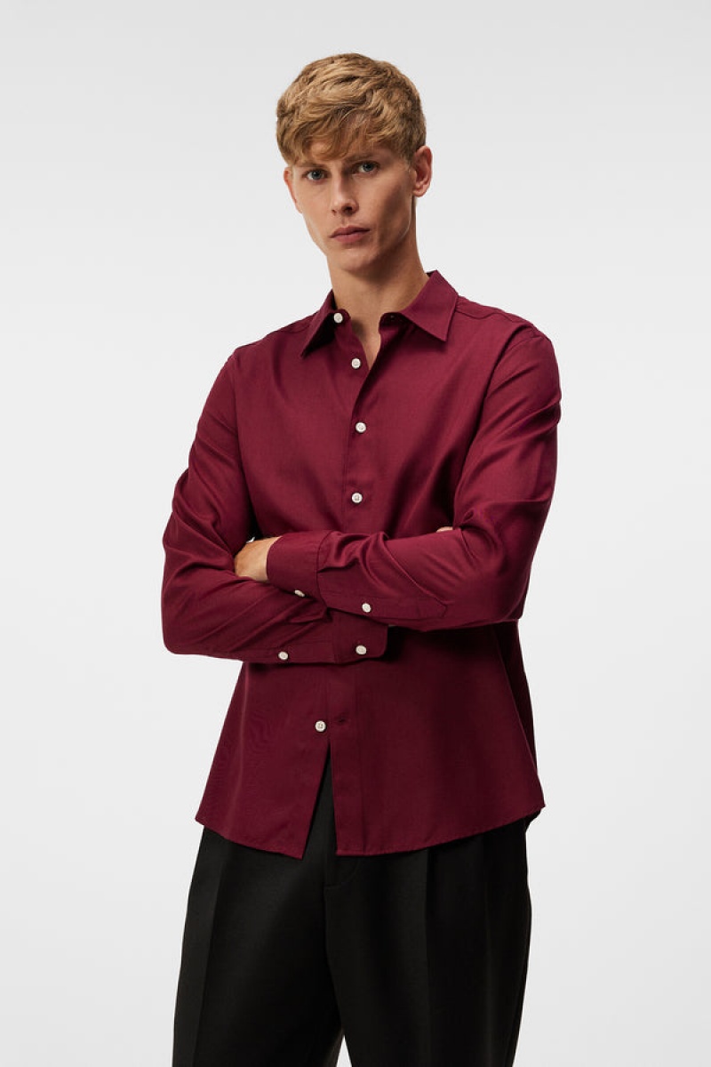 Zinfandel Jlindeberg Slim Comfort Tencel Shirt | SN-JL575000